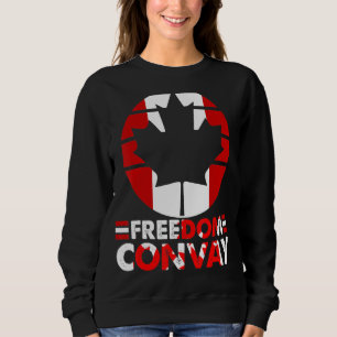 Support Canadian Truckers Freedom Convoy 2022 USA  Sweatshirt