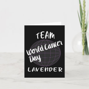 Support Cancer Survivors World Cancer Day For Wome Card