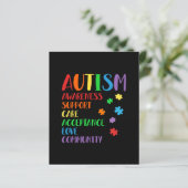 Support Care Acceptance Ally Autism Awareness (Standing Front)