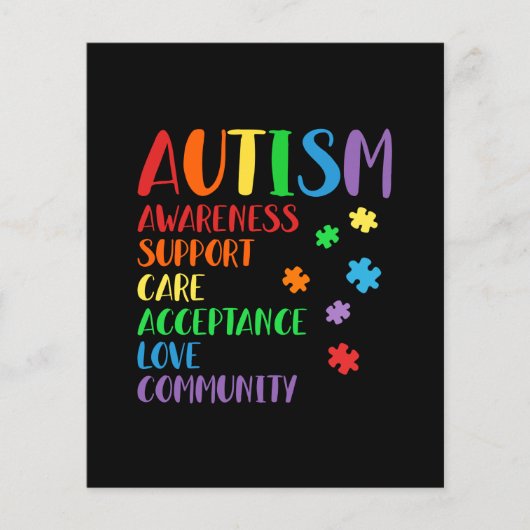 Support Care Acceptance Ally Autism Awareness (Front)
