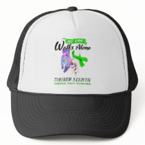 Support Cerebral Palsy Awareness Ribbon Gifts Trucker Hat