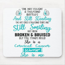 Support Cervical Cancer Warrior Gifts Mouse Pad