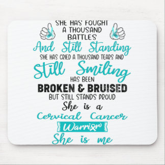 Support Cervical Cancer Warrior Gifts Mouse Pad