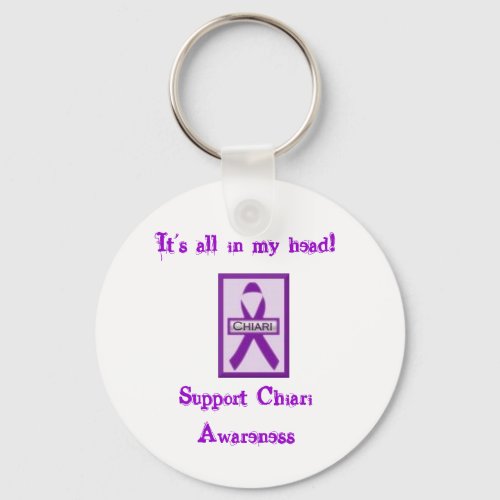 Support Chiari Awareness Keychain