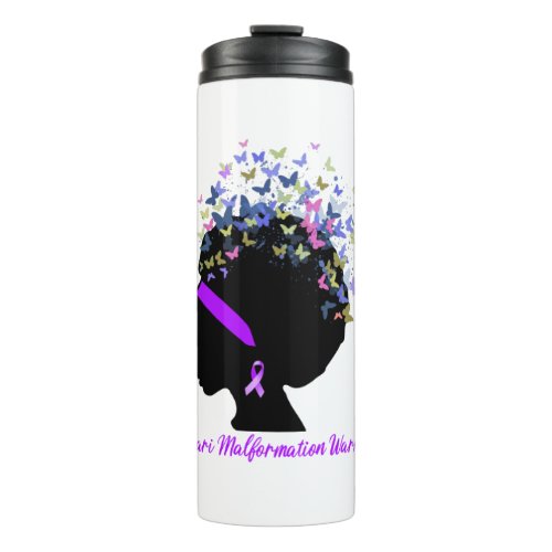 Support Chiari Malformation Warrior Gifts Thermal Tumbler
