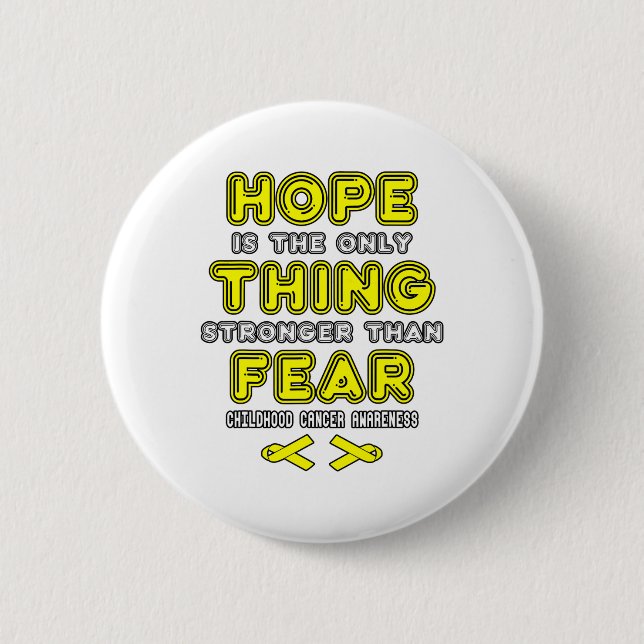 Support Childhood Cancer Awareness 3  Button (Front)