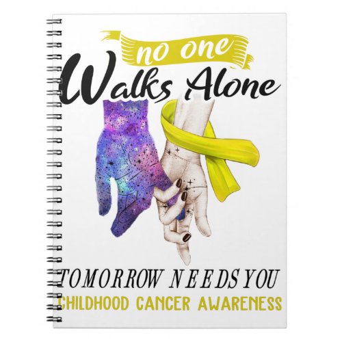 Support Childhood Cancer Awareness Ribbon Gifts Notebook