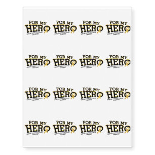 Support Childhood Cancer Awareness Temporary Tattoos