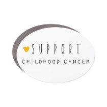 support childhood cancer. Car Magnet