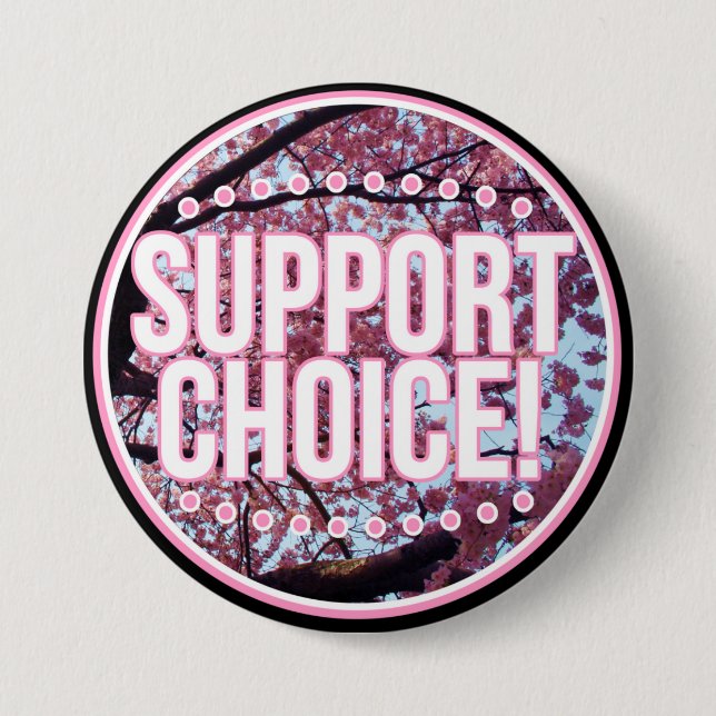 Support Choice! Button (Front)