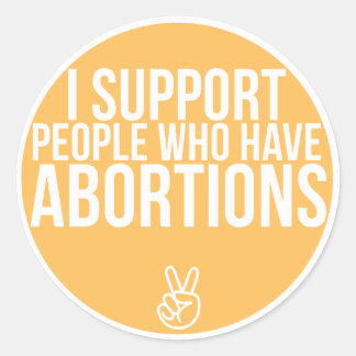 Support! Classic Round Sticker