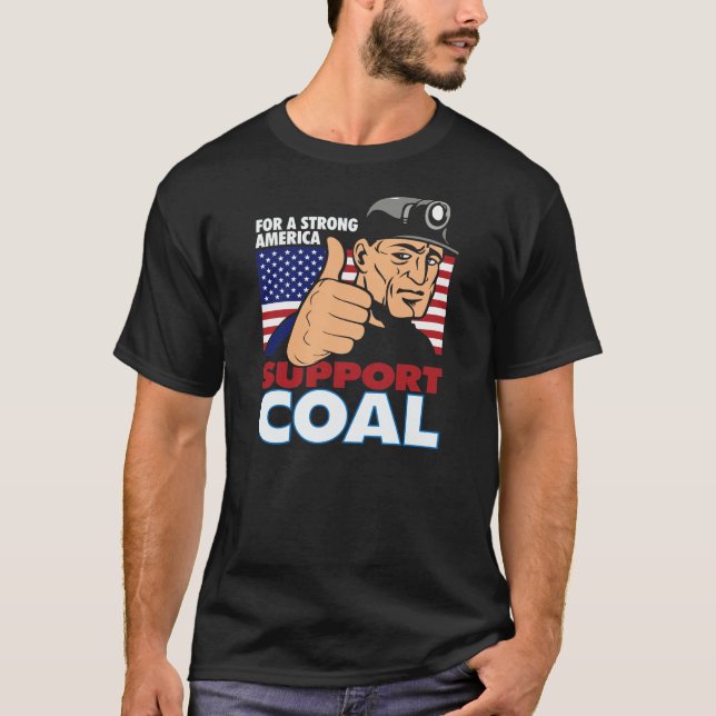 SUPPORT COAL T-Shirt (Front)