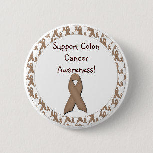 Support Colon Cancer Awareness! Button