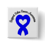 Support Colon Cancer Awareness Pinback Button