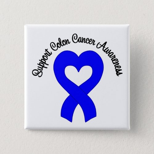 Support Colon Cancer Awareness Pinback Button