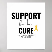 support cure childhood cancer Poster & Prints