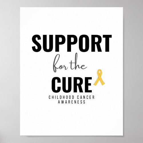 support cure childhood cancer Poster  Prints