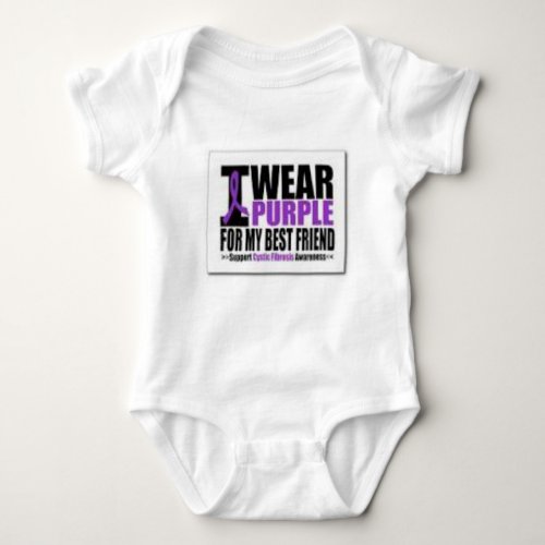 Support cystic fibrosis research baby bodysuit