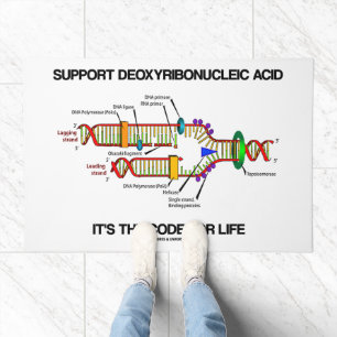 Support Deoxyribonucleic Acid It's The Code Life Doormat