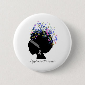 Support Dyslexia Warrior Gifts Button