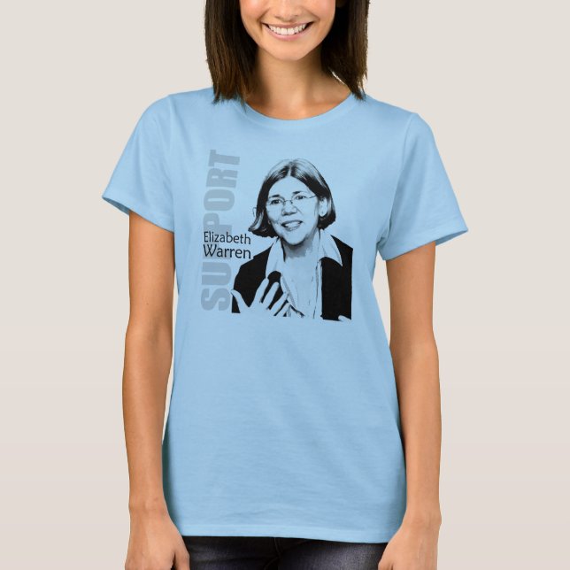Support Elizabeth Warren T-Shirt (Front)