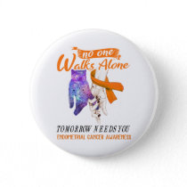 Support Endometrial Cancer Awareness Ribbon Gifts Button