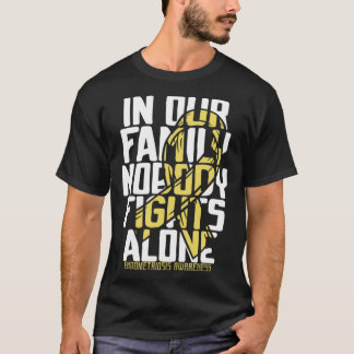 Support Endometriosis Warrior Family Disease Aware T-Shirt