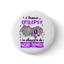 Support Epilepsy Awareness Ribbon Gifts Button