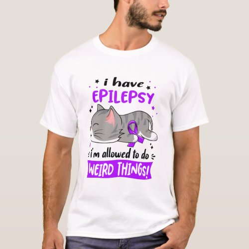 Support Epilepsy Awareness Ribbon Gifts T_Shirt