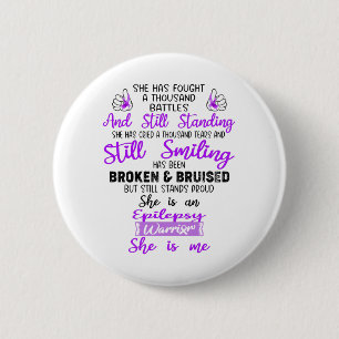 Support Epilepsy Warrior Gifts Button
