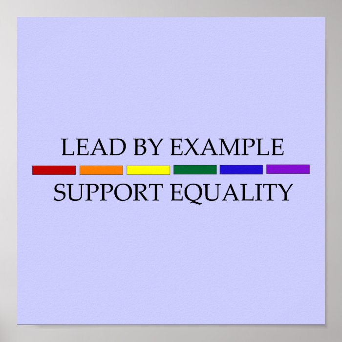 Support Equality Poster