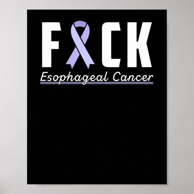 Support Esophageal Cancer awareness Poster (Front)