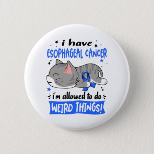 Support Esophageal Cancer Awareness Ribbon Gifts Button