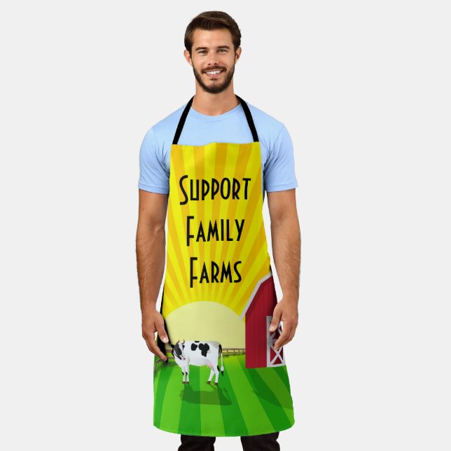 Support Family Farms Apron (Worn)