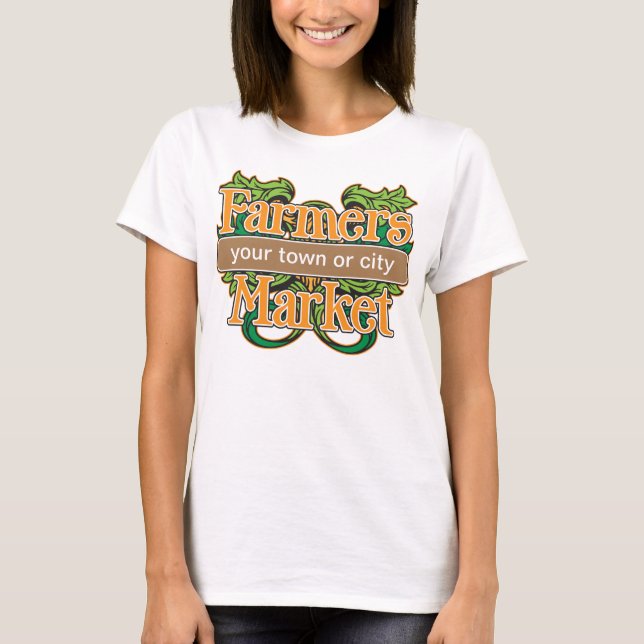 Support Farmers Market T-Shirt (Front)