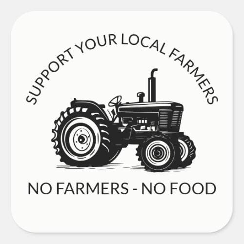 support Farmers Square Sticker