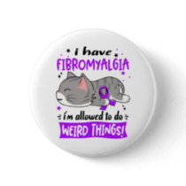 Support Fibromyalgia Awareness Ribbon Gifts Button