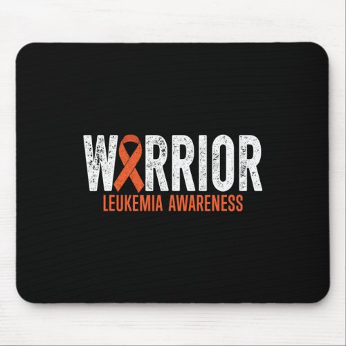 Support Fighter Warrior Leukemia Awareness  Mouse Pad