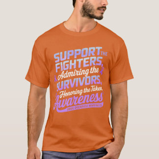 Support Fighters Honouring Taken Drug Overdose Awa T-Shirt