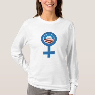 Support For Barack Obama Women/Obama symbols T-Shirt