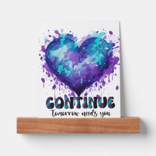 SUPPORT FOR SUICIDE AWARENESS AND PREVENTION PICTURE LEDGE