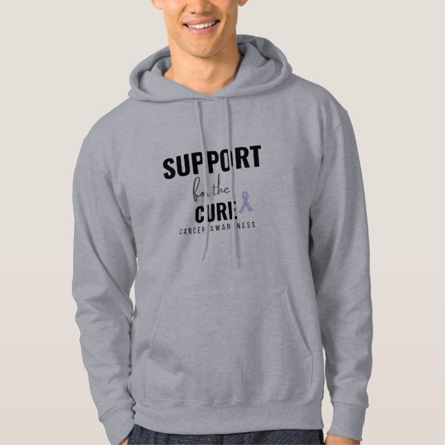 support for the cure all Cancers Pullover Hoodie (Front)