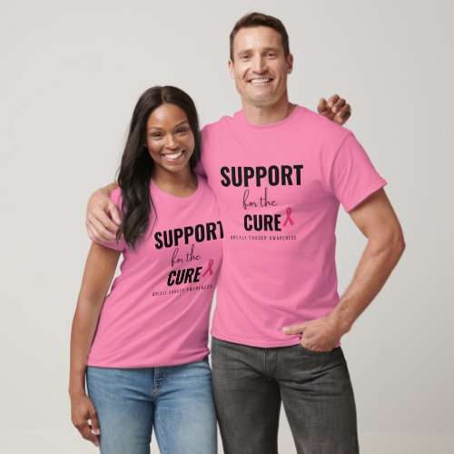 support for the cure breast cancer T_Shirt