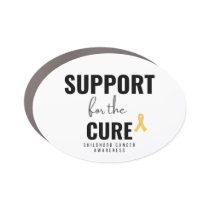 support for the cure childhood cancer Car Magnet