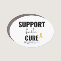 support for the cure childhood cancer Car Magnet
