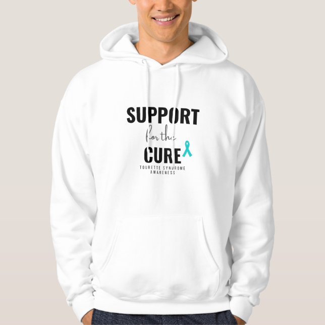 support for the cure Tourette's Pullover Hoodie (Front)