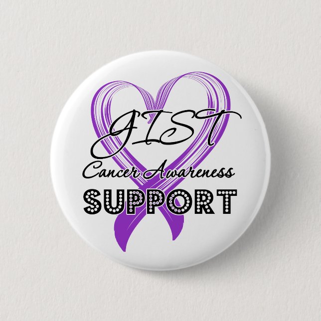 Support GIST Cancer Awareness Pinback Button (Front)