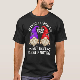 Support Gnomes For Girls Rare Disease Awareness Da T-Shirt