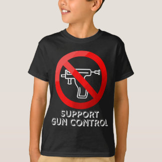 Support Gun Control Anti Piercing Gun PSA T-Shirt