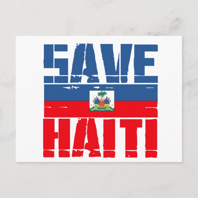 SUPPORT HAITI POSTCARD (Front)